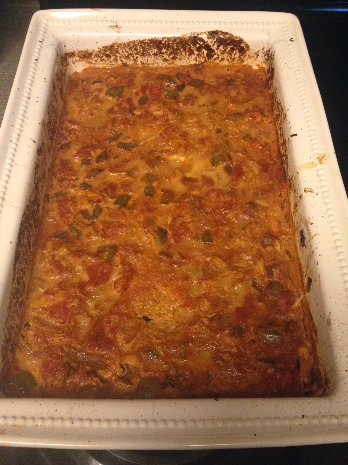 5Ingredient Paleo 6Ingredient Chicken Fajita Enchilada Casserole